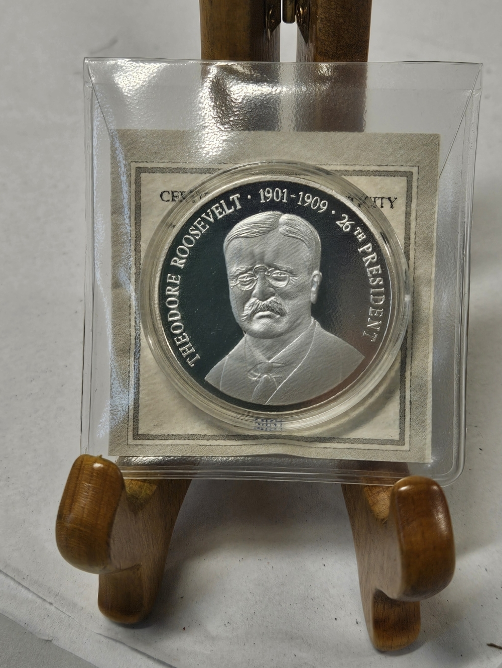 President Theodore Teddy Roosevelt American Mint Commemorative Coin Medal